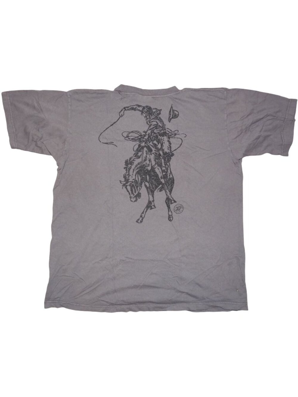 NEW Vintage 1994 Marlboro Country Store Brown Cowboy T-Shirt Pocket USA Made XL
